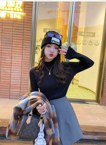 Slim Fit Pullover – Cozy Knit Street Style - LunaKit.LTD