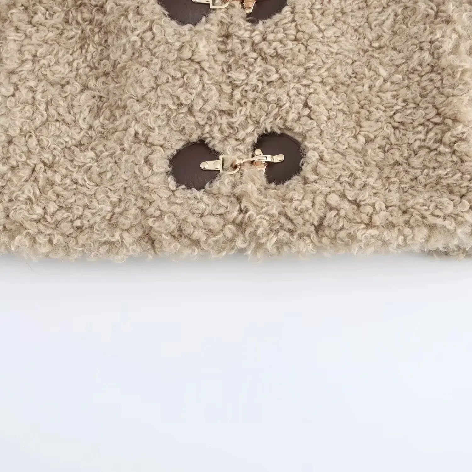 Solid Color Rope - Buckle Jacket for Women - LunaKit.LTD