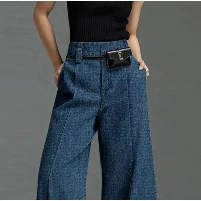 Straight - Leg High - Waist Pants – Casual Formal Blend - LunaKit.LTD