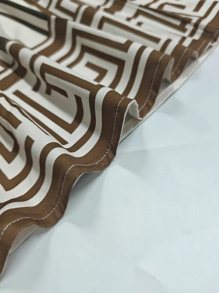 Summer Halter Jumpsuit – Chic Geometric Print - LunaKit.LTD