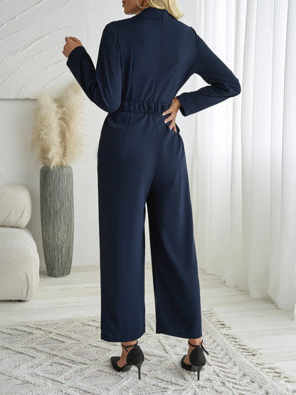 Tailored Jumpsuit – Chic Commuter One - Piece Style - LunaKit.LTD