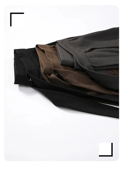 Thick Wide - Leg Trousers – Casual Straight Fit - LunaKit.LTD