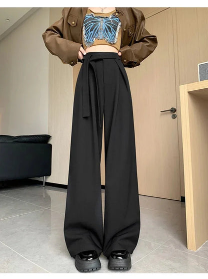 Thick Wide - Leg Trousers – Casual Straight Fit - LunaKit.LTD