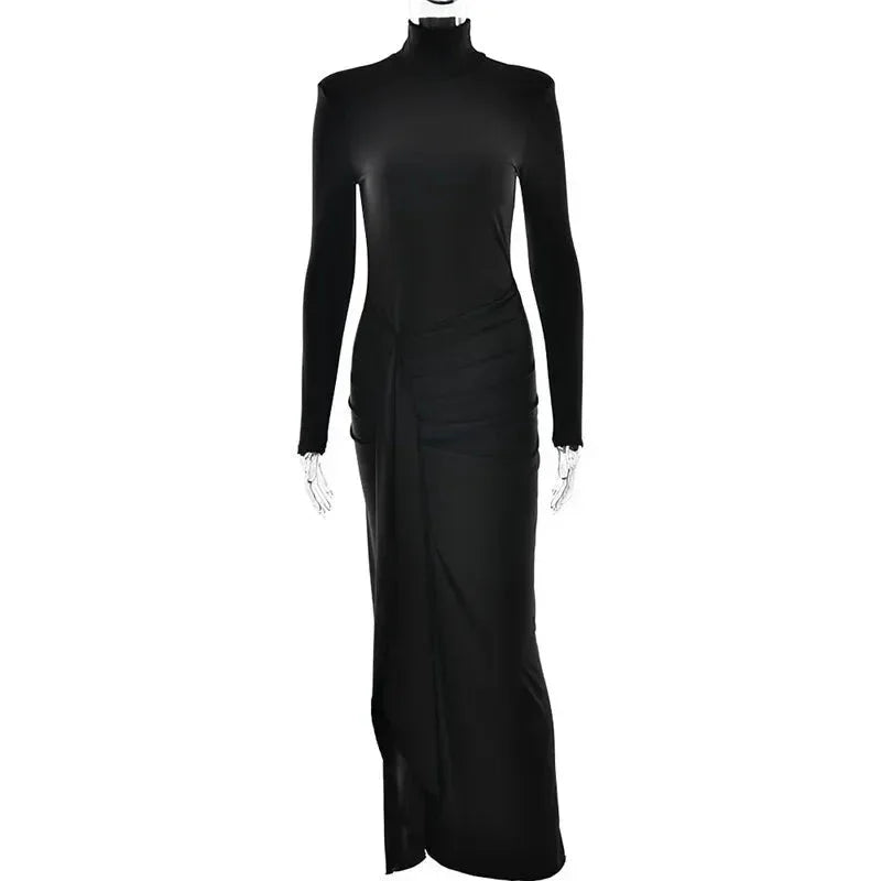 Thigh - High Split Maxi Dress – Modern Luxe Look - LunaKit.LTD