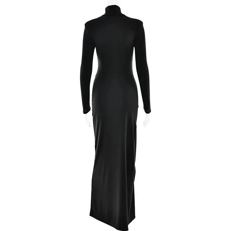 Thigh - High Split Maxi Dress – Modern Luxe Look - LunaKit.LTD