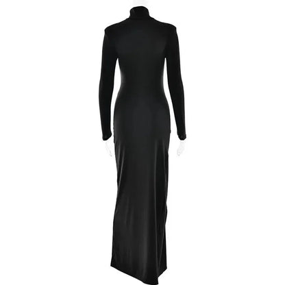 Thigh - High Split Maxi Dress – Modern Luxe Look - LunaKit.LTD