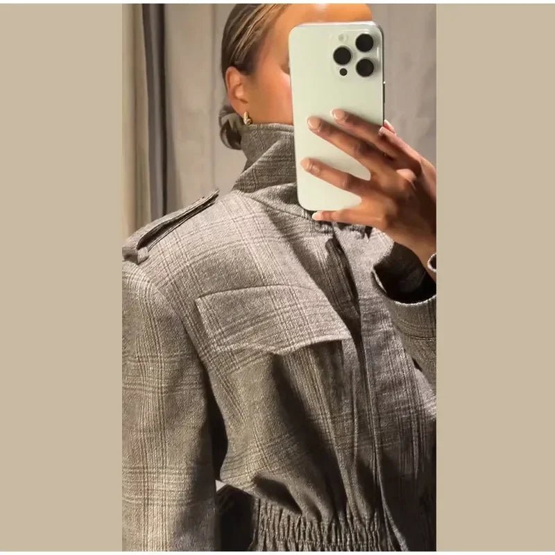 Velvet Two - Piece Suit – Tailored Blazer & Wide - Leg Pants - LunaKit.LTD