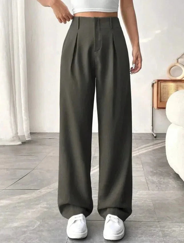Versatile High - Waist Pants – Casual Flowing Fit - LunaKit.LTD