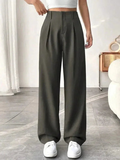 Versatile High - Waist Pants – Casual Flowing Fit - LunaKit.LTD