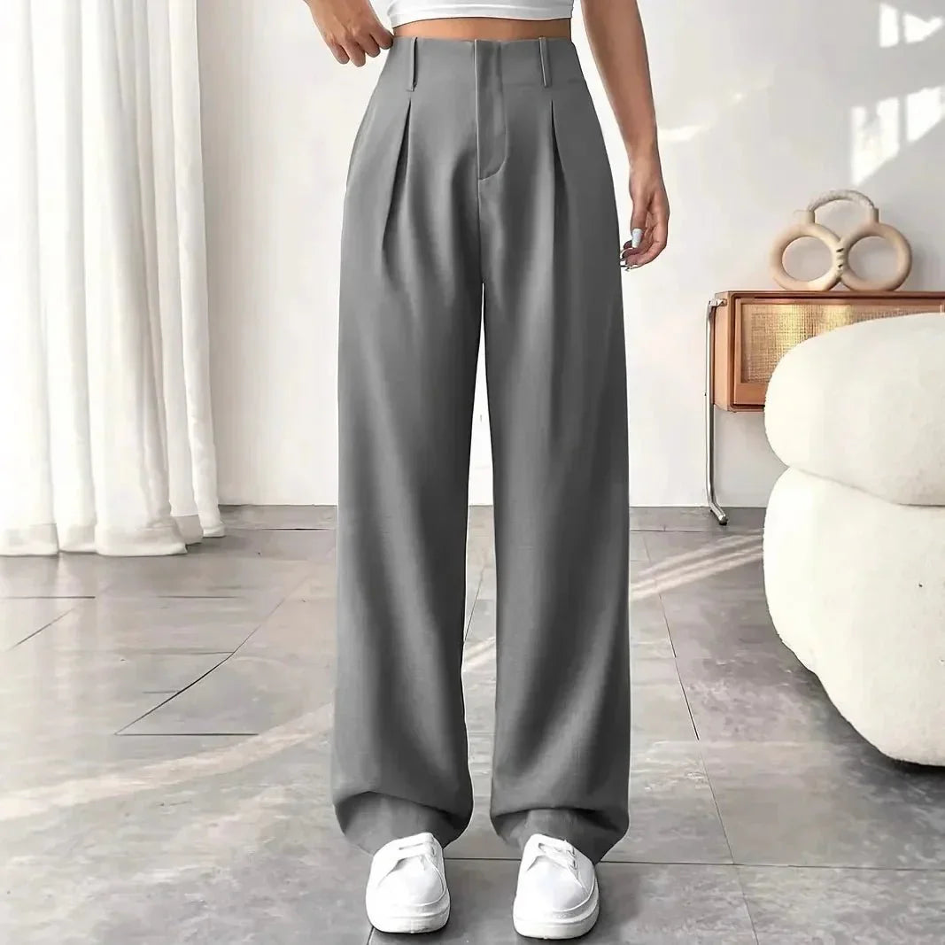 Versatile High - Waist Pants – Casual Flowing Fit - LunaKit.LTD