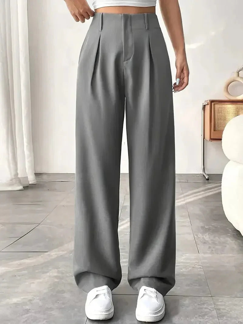 Versatile High - Waist Pants – Casual Flowing Fit - LunaKit.LTD