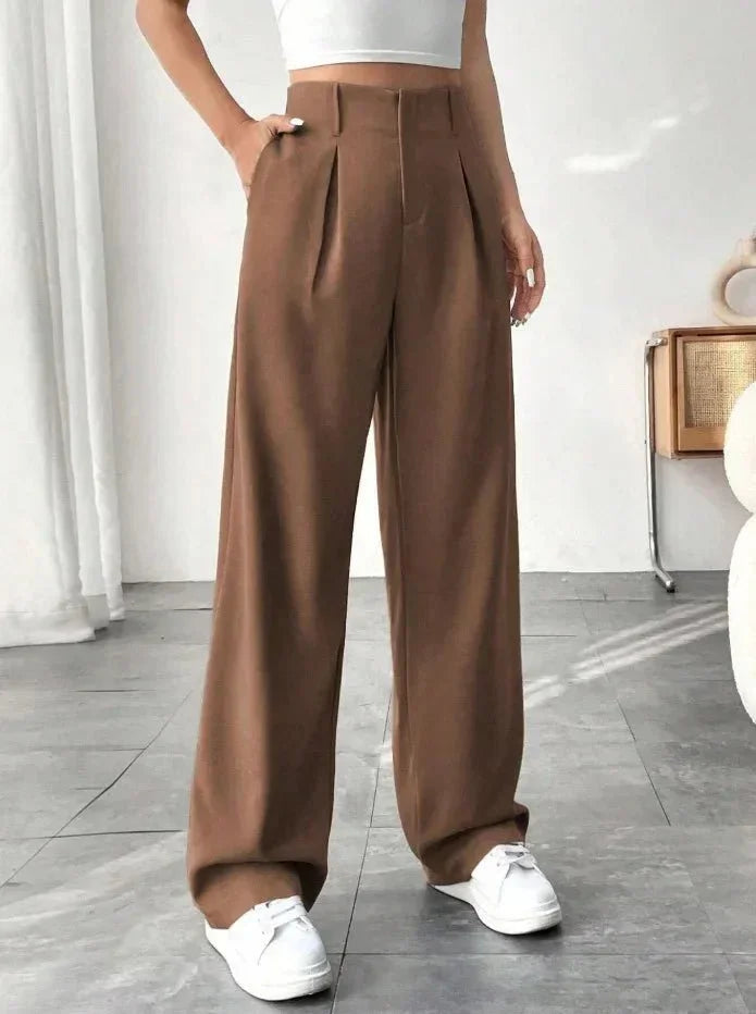 Versatile High - Waist Pants – Casual Flowing Fit - LunaKit.LTD