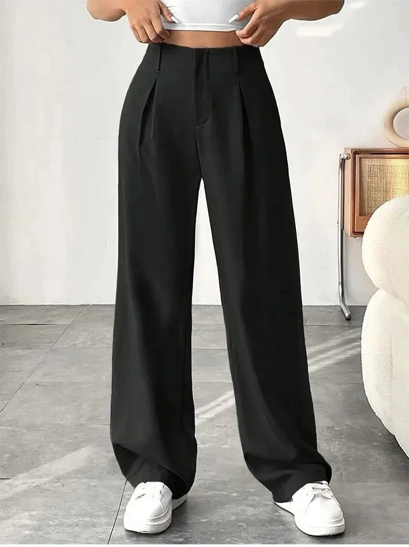 Versatile High - Waist Pants – Casual Flowing Fit - LunaKit.LTD