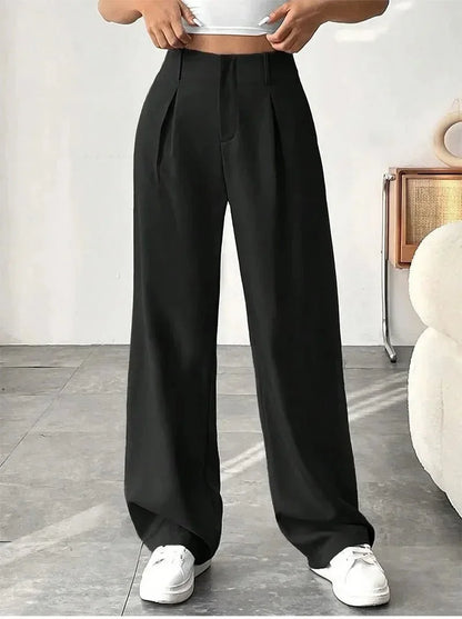 Versatile High - Waist Pants – Casual Flowing Fit - LunaKit.LTD