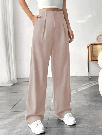 Versatile High - Waist Pants – Casual Flowing Fit - LunaKit.LTD