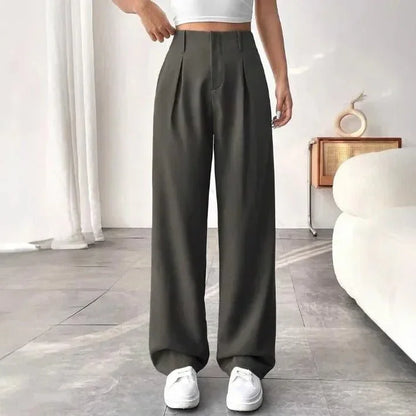 Versatile High - Waist Pants – Casual Flowing Fit - LunaKit.LTD