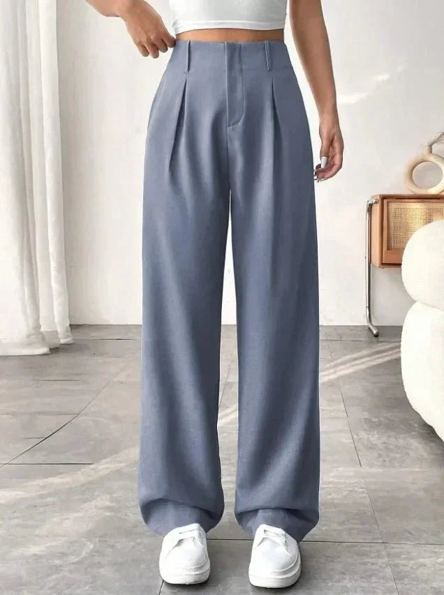 Versatile High - Waist Pants – Casual Flowing Fit - LunaKit.LTD