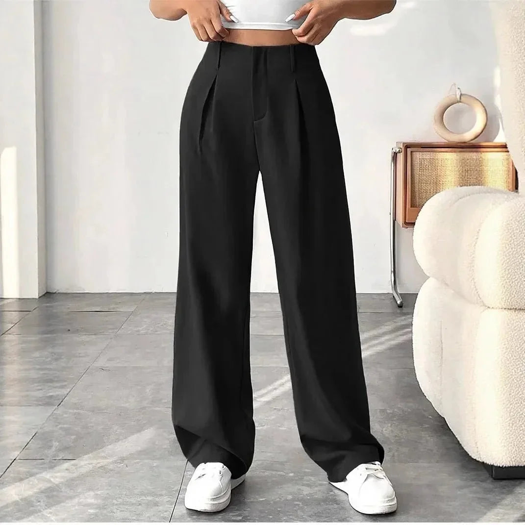 Versatile High - Waist Pants – Casual Flowing Fit - LunaKit.LTD