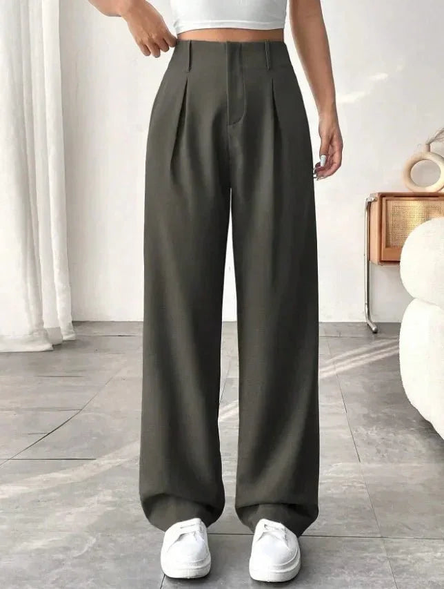 Versatile High - Waist Pants – Casual Flowing Fit - LunaKit.LTD