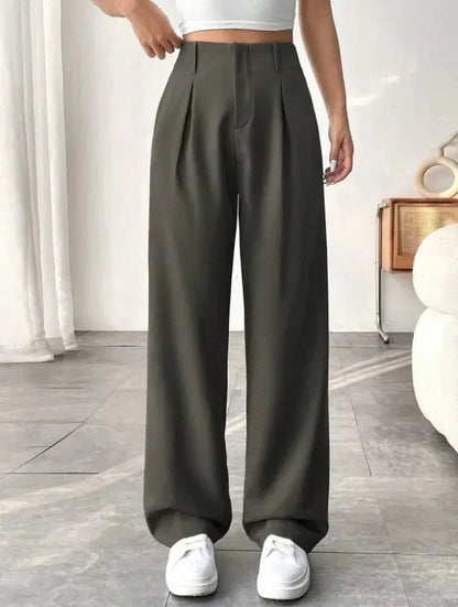 Versatile High - Waist Pants – Casual Flowing Fit - LunaKit.LTD