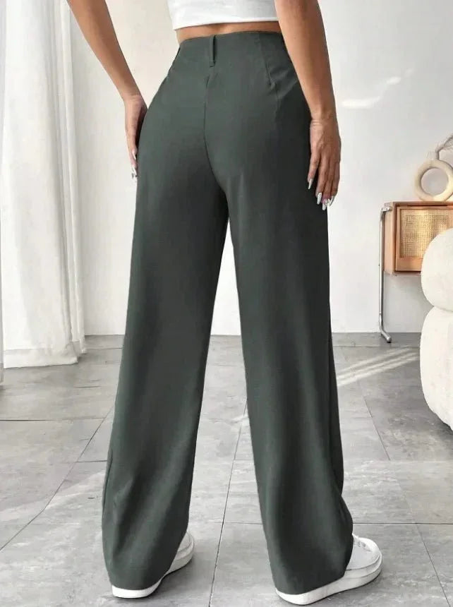 Versatile High - Waist Pants – Casual Flowing Fit - LunaKit.LTD