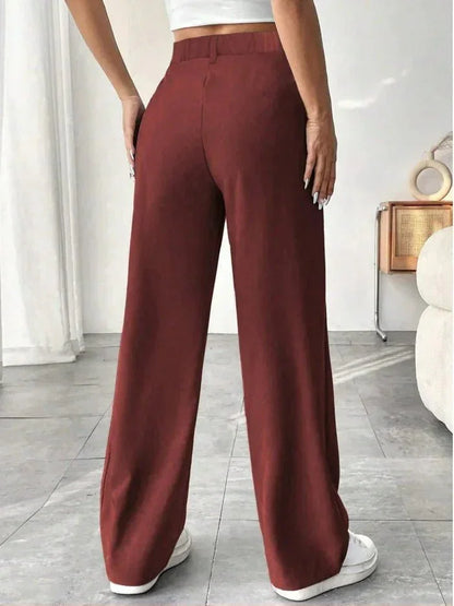 Versatile High - Waist Pants – Casual Flowing Fit - LunaKit.LTD