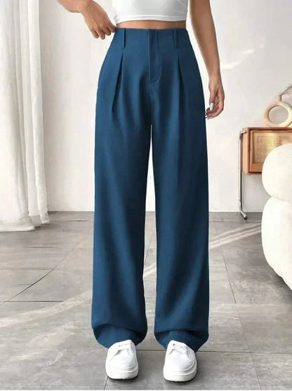 Versatile High - Waist Pants – Casual Flowing Fit - LunaKit.LTD