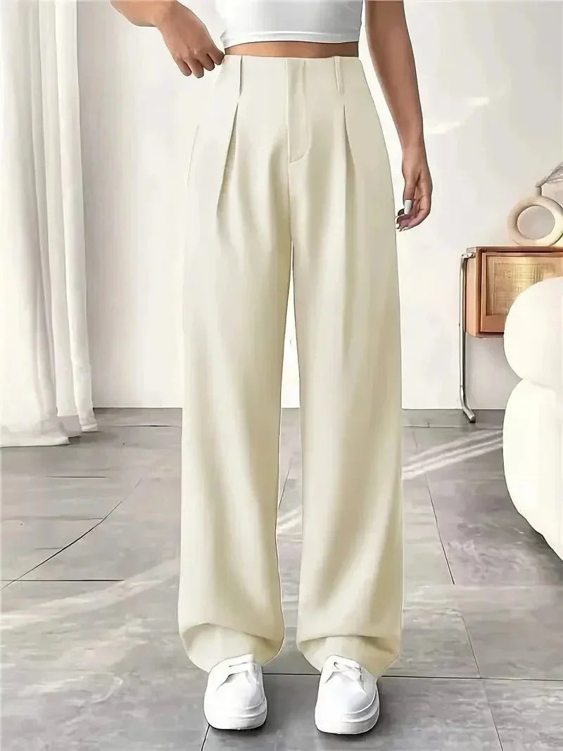 Versatile High - Waist Pants – Casual Flowing Fit - LunaKit.LTD