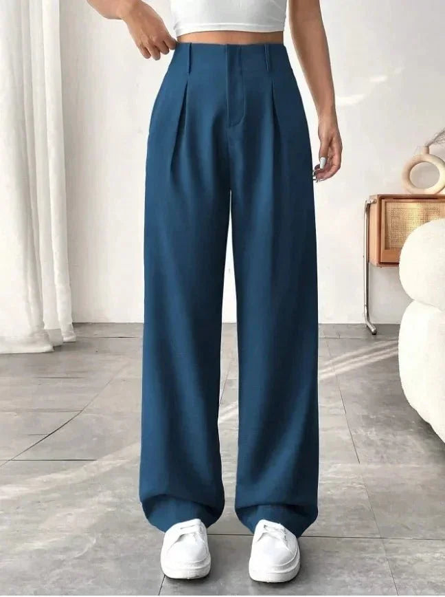 Versatile High - Waist Pants – Casual Flowing Fit - LunaKit.LTD