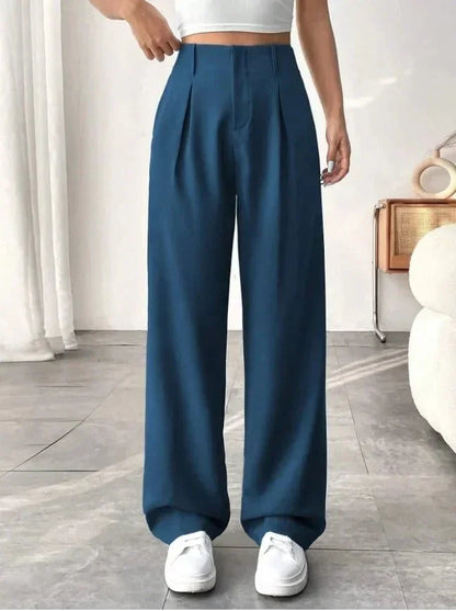 Versatile High - Waist Pants – Casual Flowing Fit - LunaKit.LTD