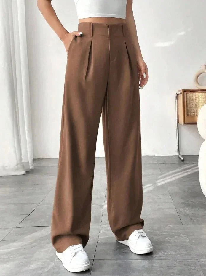 Versatile High - Waist Pants – Casual Flowing Fit - LunaKit.LTD