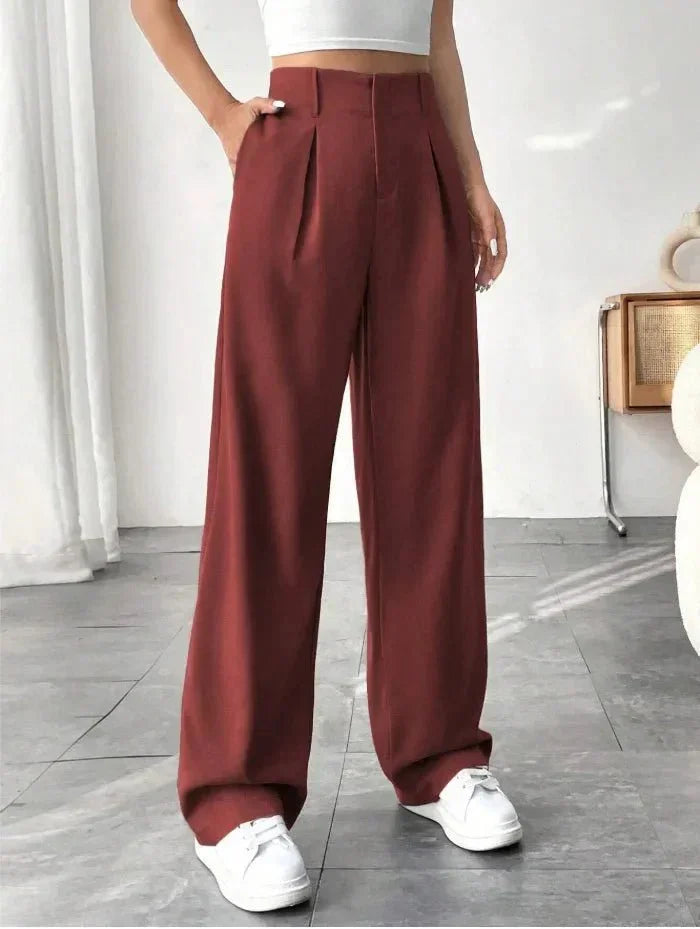 Versatile High - Waist Pants – Casual Flowing Fit - LunaKit.LTD