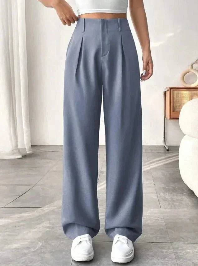 Versatile High - Waist Pants – Casual Flowing Fit - LunaKit.LTD