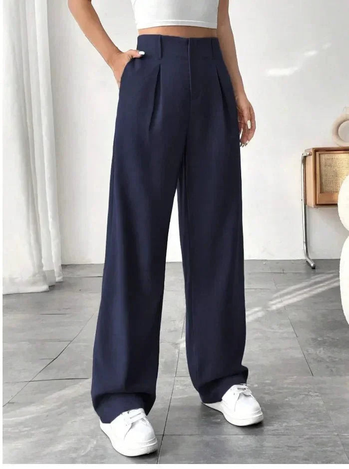 Versatile High - Waist Pants – Casual Flowing Fit - LunaKit.LTD