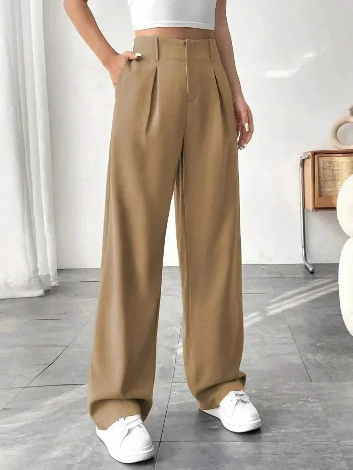 Versatile High - Waist Pants – Casual Flowing Fit - LunaKit.LTD