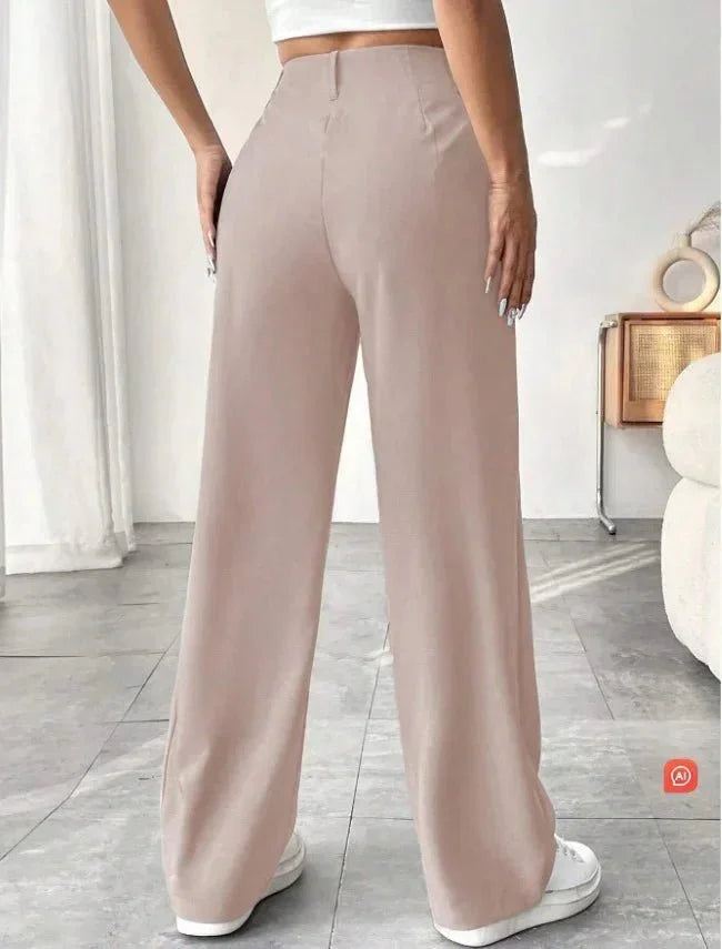 Versatile High - Waist Pants – Casual Flowing Fit - LunaKit.LTD