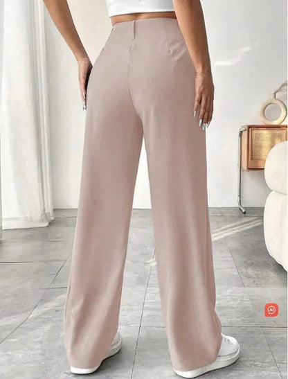 Versatile High - Waist Pants – Casual Flowing Fit - LunaKit.LTD