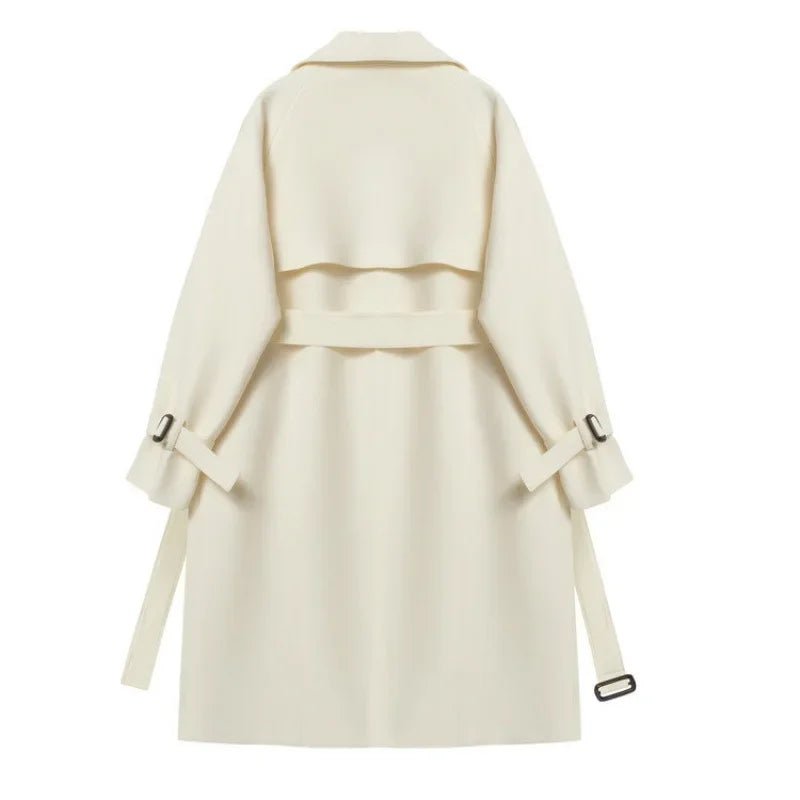 Versatile White Overcoat – Petite Modern Style - LunaKit.LTD