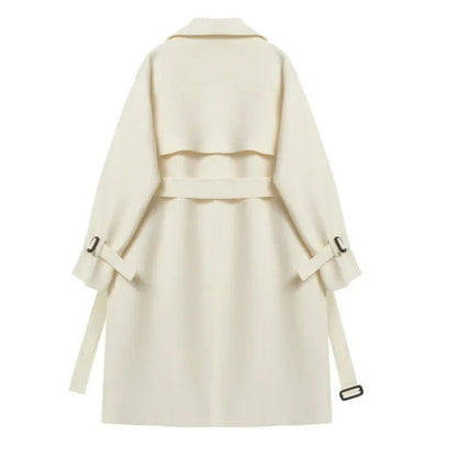 Versatile White Overcoat – Petite Modern Style - LunaKit.LTD