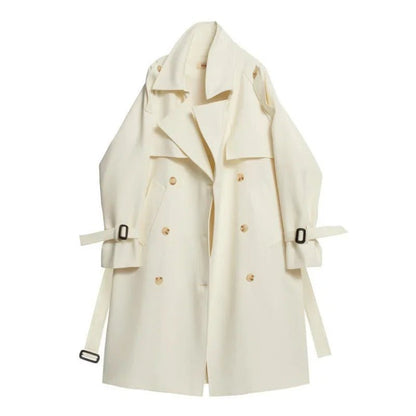Versatile White Overcoat – Petite Modern Style - LunaKit.LTD