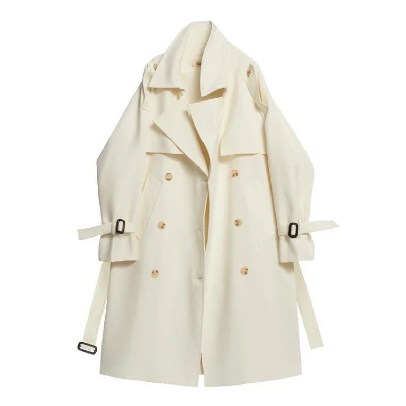 Versatile White Overcoat – Petite Modern Style - LunaKit.LTD