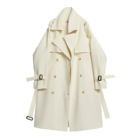 Versatile White Overcoat – Petite Modern Style - LunaKit.LTD