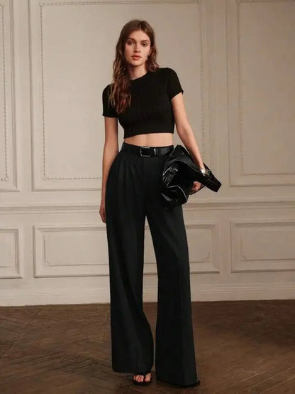 Versatile Wide - Leg Pants – Modern Casual Fit - LunaKit.LTD