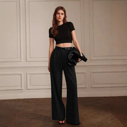 Versatile Wide - Leg Pants – Modern Casual Fit - LunaKit.LTD