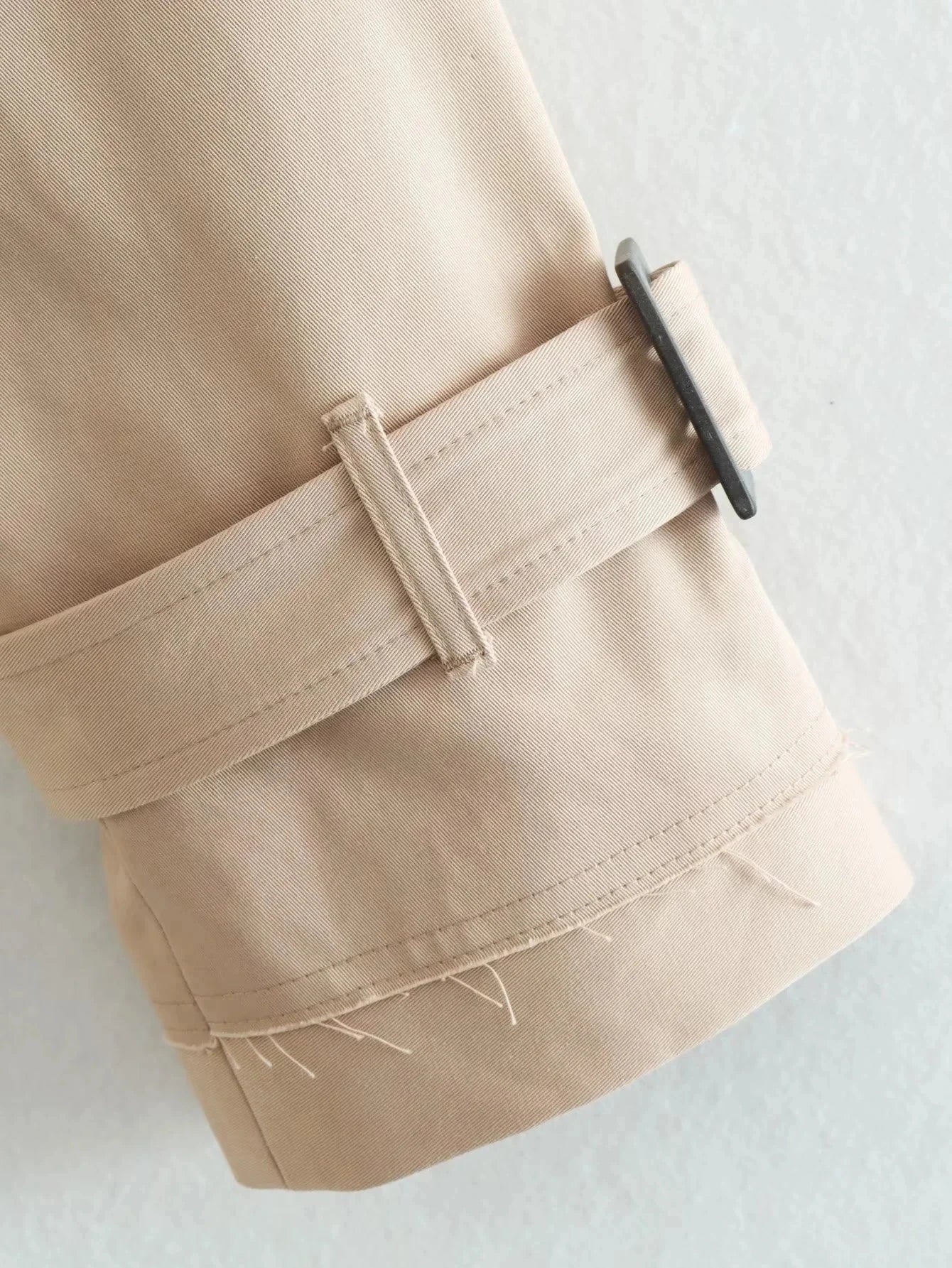 Vintage Double - Breasted Trench – Chic Streetwear Look - LunaKit.LTD