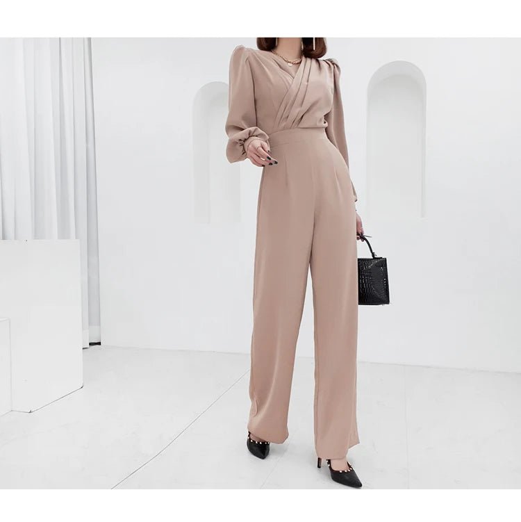 Wide - Leg Romper – Sophisticated Summer Style - LunaKit.LTD