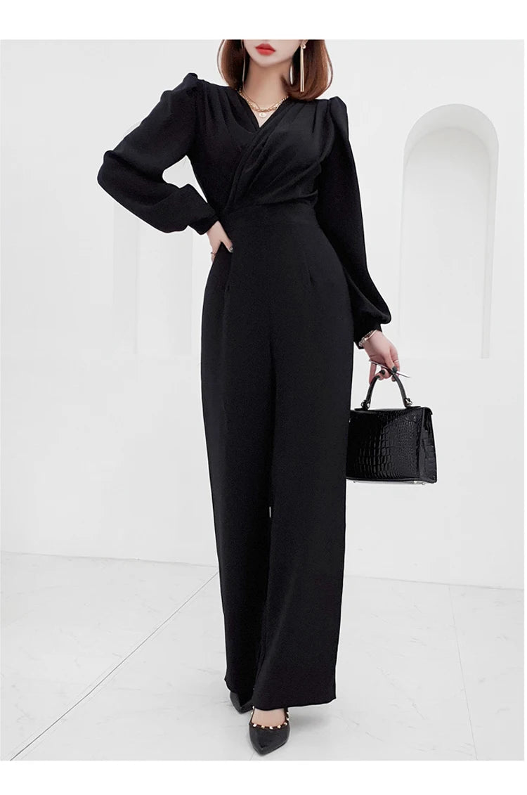 Wide - Leg Romper – Sophisticated Summer Style - LunaKit.LTD